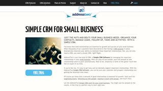 
                            6. Simple CRM for Small Business | SIMPLE CRM | AddressTwo