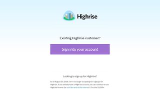 
                            8. Simple CRM Software - Highrise