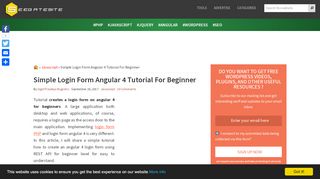 
                            6. Simple Login Form Angular 4 Tutorial For Beginner