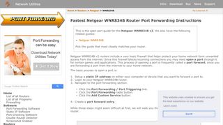 
                            8. Simple Netgear WNR834B Router Port Forwarding