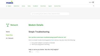 
                            9. Simple Troubleshooting | Maxis