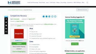 
                            5. SimpleSite Review 2019 | Reviews, Ratings, Complaints ...