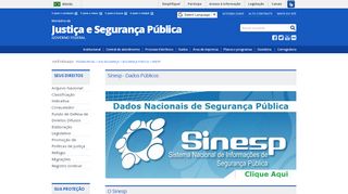 
                            4. Sinesp - Ministério da Justiça