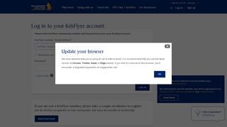 
                            8. Singapore Airlines - Log in to your KrisFlyer account