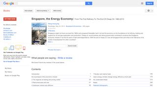 
                            8. Singapore, the Energy Economy: From The First Refinery To The End Of ...