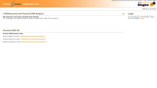 
                            5. SINGEN Promail.CRM - pmsi.arriva-service.de