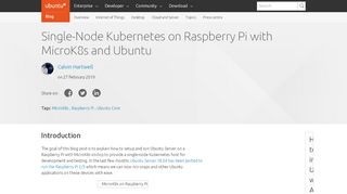 
                            5. Single-Node Kubernetes on Raspberry Pi with MicroK8s and ...