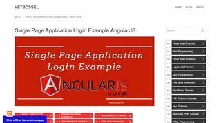 
                            9. Single Page Application Login Example AngularJS