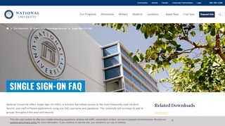 
                            4. Single Sign-On FAQ - National University