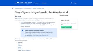 
                            9. Single Sign-on Integration with the Atlassian stack - Atlassian ...