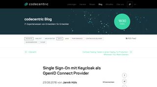 
                            9. Single Sign-On mit Keycloak als OpenID Connect Provider