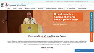 
                            7. Single Window Clearance System, Uttarakhand
