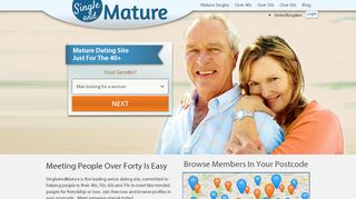 
                            6. SingleAndMature.com | Over 40 Dating