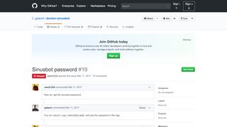 
                            9. Sinusbot password · Issue #19 · galexrt/docker …