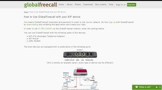 
                            2. SIP - GlobalFreecall