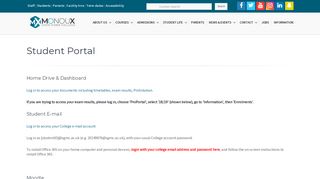 
                            1. Sir George Monoux College - Student Portal