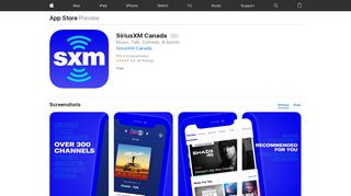 
                            9. ‎SiriusXM Canada on the App Store - apps.apple.com