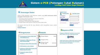 
                            5. Sistem e-PCB Lembaga Hasil Dalam Negeri Malaysia