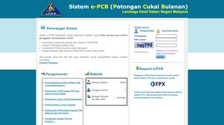 
                            8. Sistem e-PCB Online Lembaga Hasil Dalam Negeri