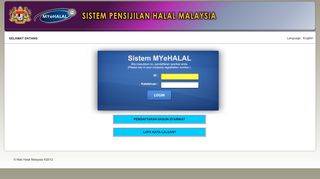 
                            2. Sistem Pensijilan Halal Malaysia (MYeHALAL)
