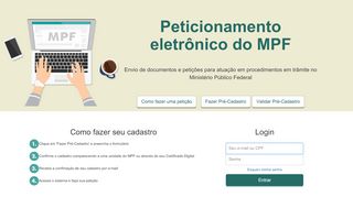 
                            5. Sistema de Peticionamento Eletrônico - Login