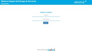 
                            9. Sistema Integral de Entrega de Servicios Login Usuario