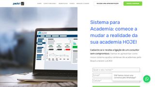 
                            2. Sistema para Academia - Pacto Sistema para Academias