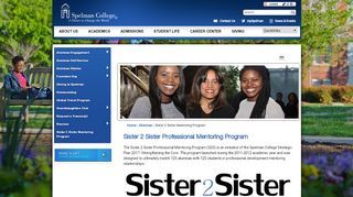 
                            8. Sister 2 Sister Mentoring Program | Spelman College