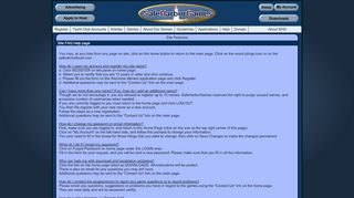 
                            9. Site FAQ Help page - Safe Harbor Games