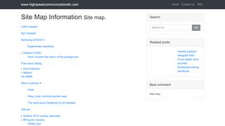 
                            6. Site Map Information- Sitemap 4