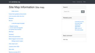 
                            5. Site Map Information- Sitemap 6