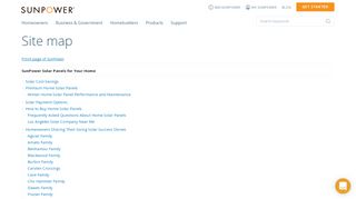 
                            2. Site map | SunPower