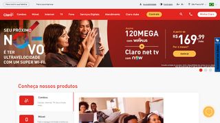 
                            8. Site Oficial da Claro Operadora - Você merece o novo.