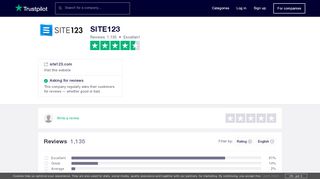 
                            9. SITE123 Reviews | Read Customer Service Reviews of site123.com