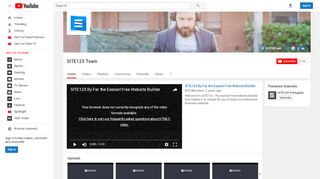 
                            10. SITE123 Team - YouTube