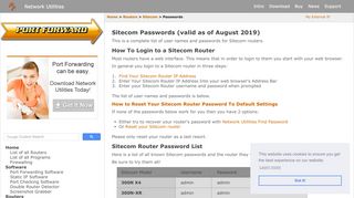 
                            7. Sitecom Passwords for May 2019 - portforward.com