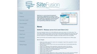 
                            4. SiteFusion: Open-source PHP/XUL application client-server ...