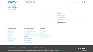 
                            3. Sitemap | AnyVan – The Delivery Auction Site
