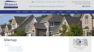 
                            7. Sitemap - Dorman Real Estate Management