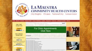 
                            5. Sitemap - La Maestra Community Health Centers