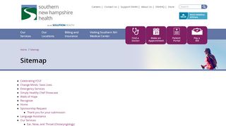 
                            5. Sitemap - Southern New Hampshire Health