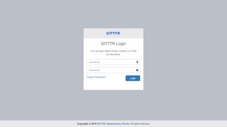 
                            5. SITTTR | Login