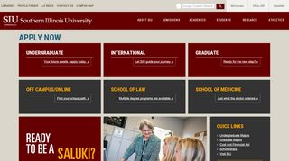 
                            4. SIU Application - Apply to SIU - Southern Illinois University