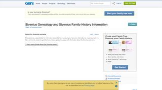 
                            2. Sivenius Genealogy, Sivenius Family History