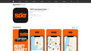 
                            7. ‎SIXT rent. share. ride. on the App Store - apps.apple.com