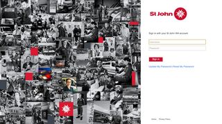 
                            11. SJAA Intranet - Login Page - St John Ambulance WA