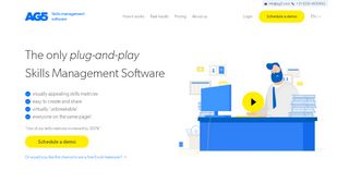 
                            1. Skills Management Software | The only plug-and-play | AG5