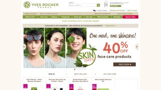 
                            2. Skin care products, cosmetic makeup - Yves Rocher