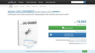 
                            9. Skip UAC user account control with with abylon UAC-GRABBER 2019
