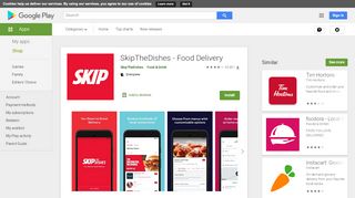 
                            6. SkipTheDishes - Food Delivery - Apps on Google …